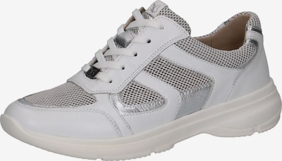 CAPRICE Sneaker in silber / weiß, Produktansicht