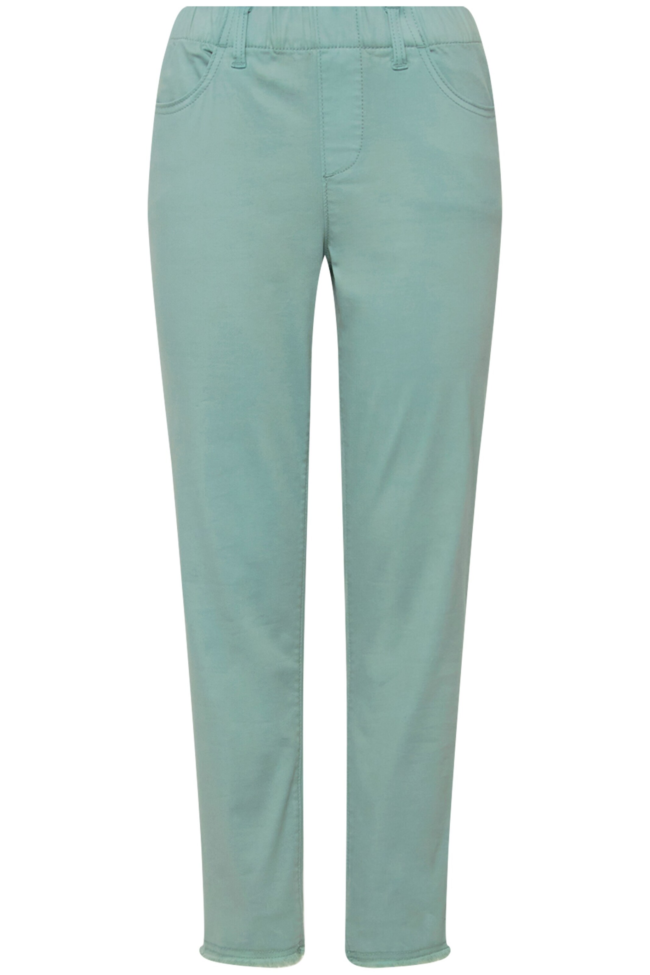 LAURASØN Slimfit Broek 'Julia' in Groen: voorkant