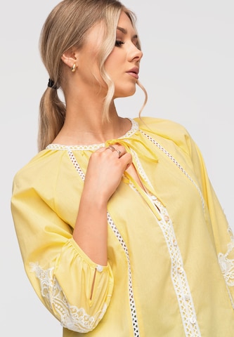 Ombre Blouse in Yellow