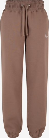 Kelnės iš Karl Kani, spalva – ruda / balta, Prekių apžvalga