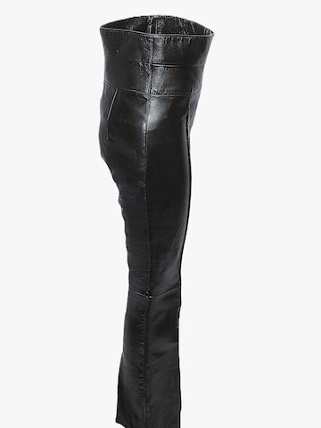 Be  Noble Flared Pleated Pants in Black