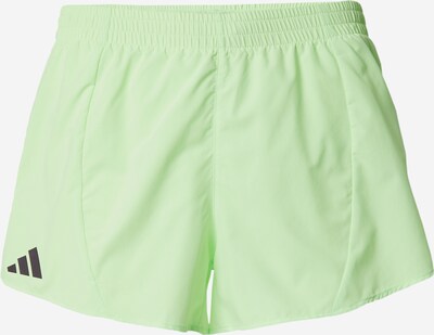 Pantaloni sport 'Adizero Essentials' ADIDAS PERFORMANCE pe verde pastel / negru, Vizualizare produs