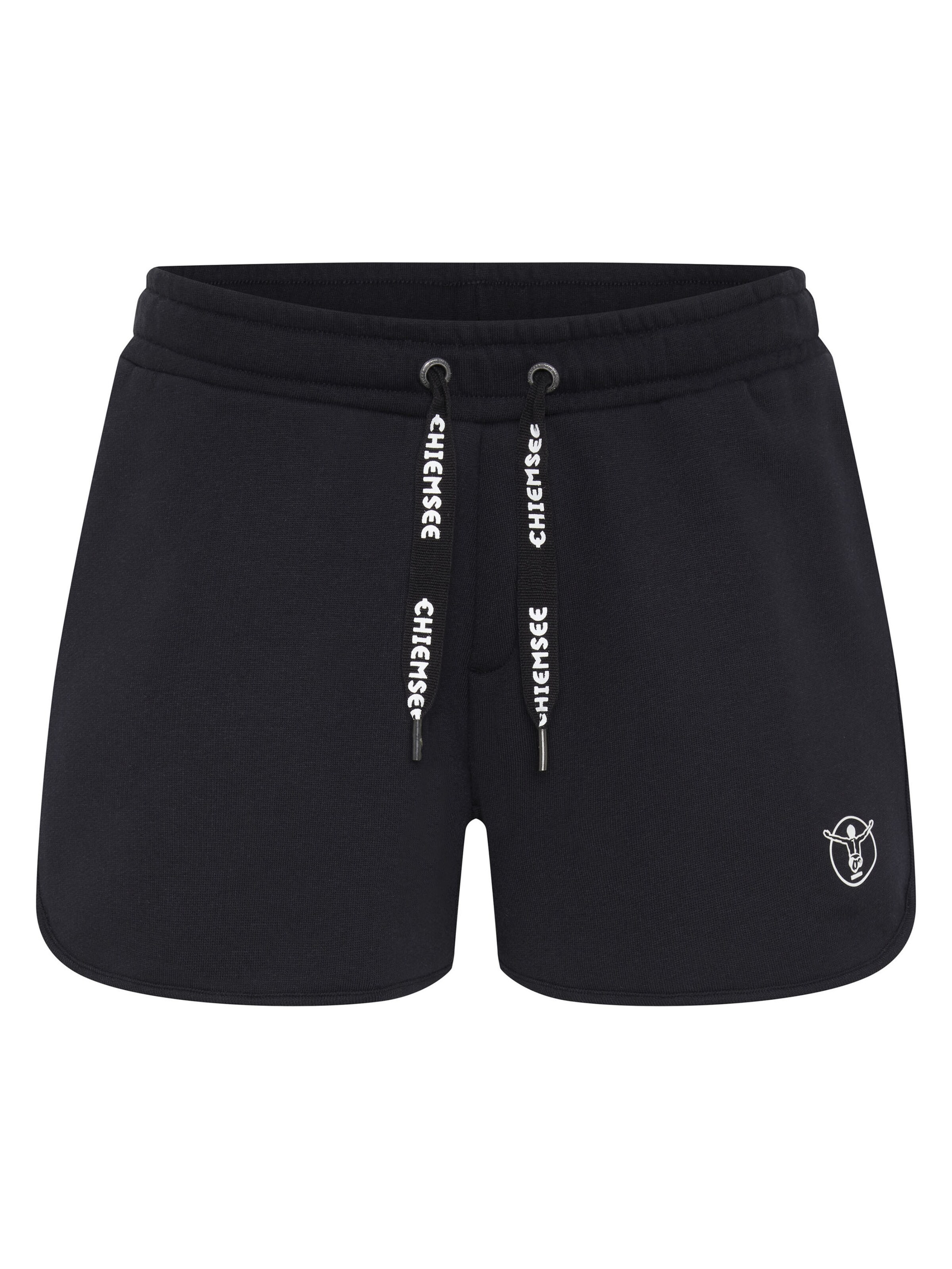 CHIEMSEE Regular Pants in Black: front