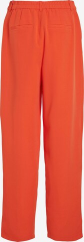 VILA Regular Pants 'Kamma' in Red