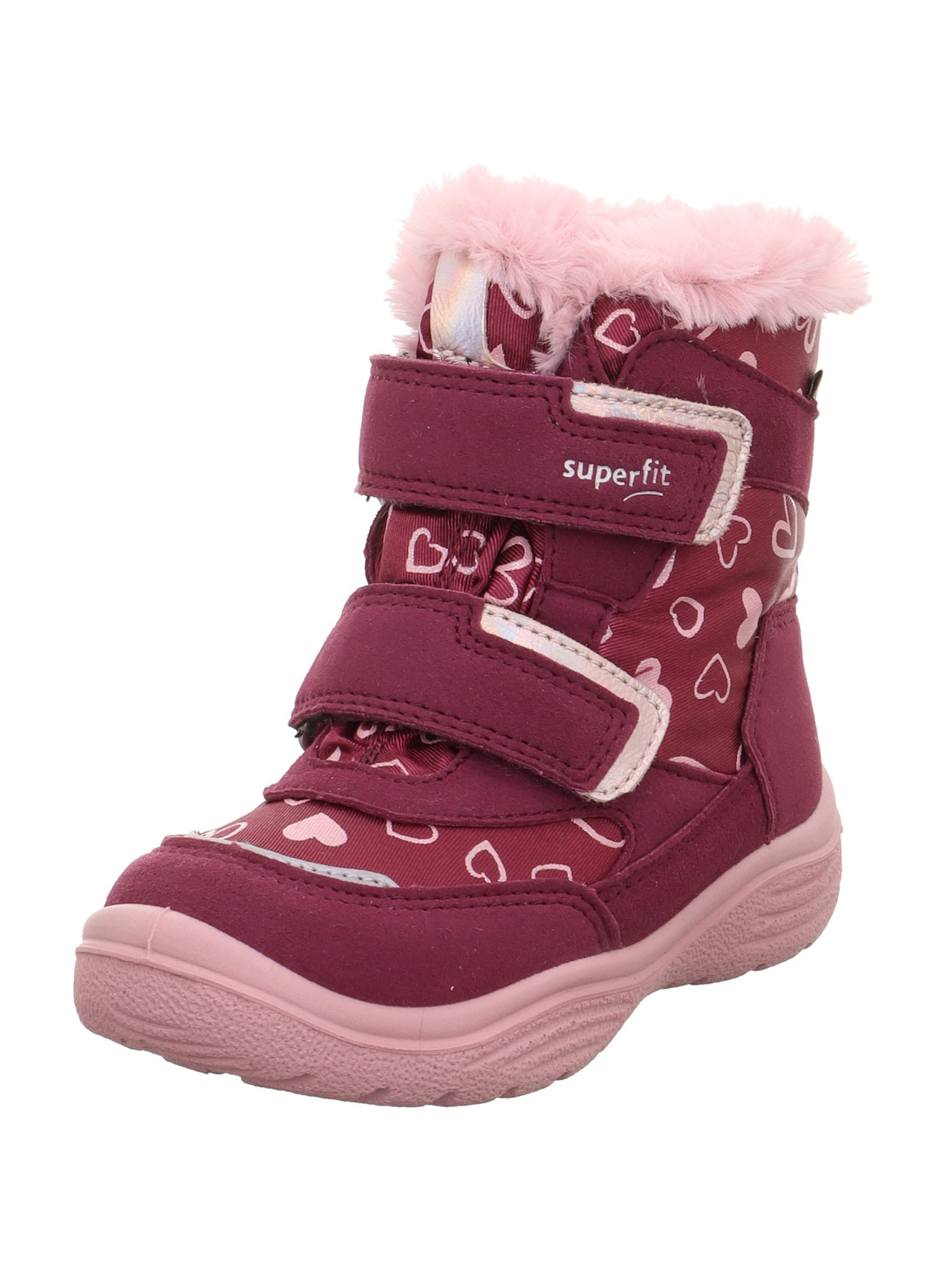 SUPERFIT Snowboots 'Crystal' i rød: forside
