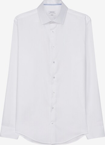 Coupe slim Chemise business SEIDENSTICKER en blanc : devant