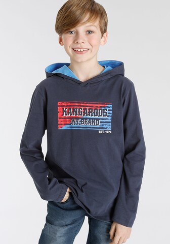 KangaROOS Sweatshirt in Blue: front