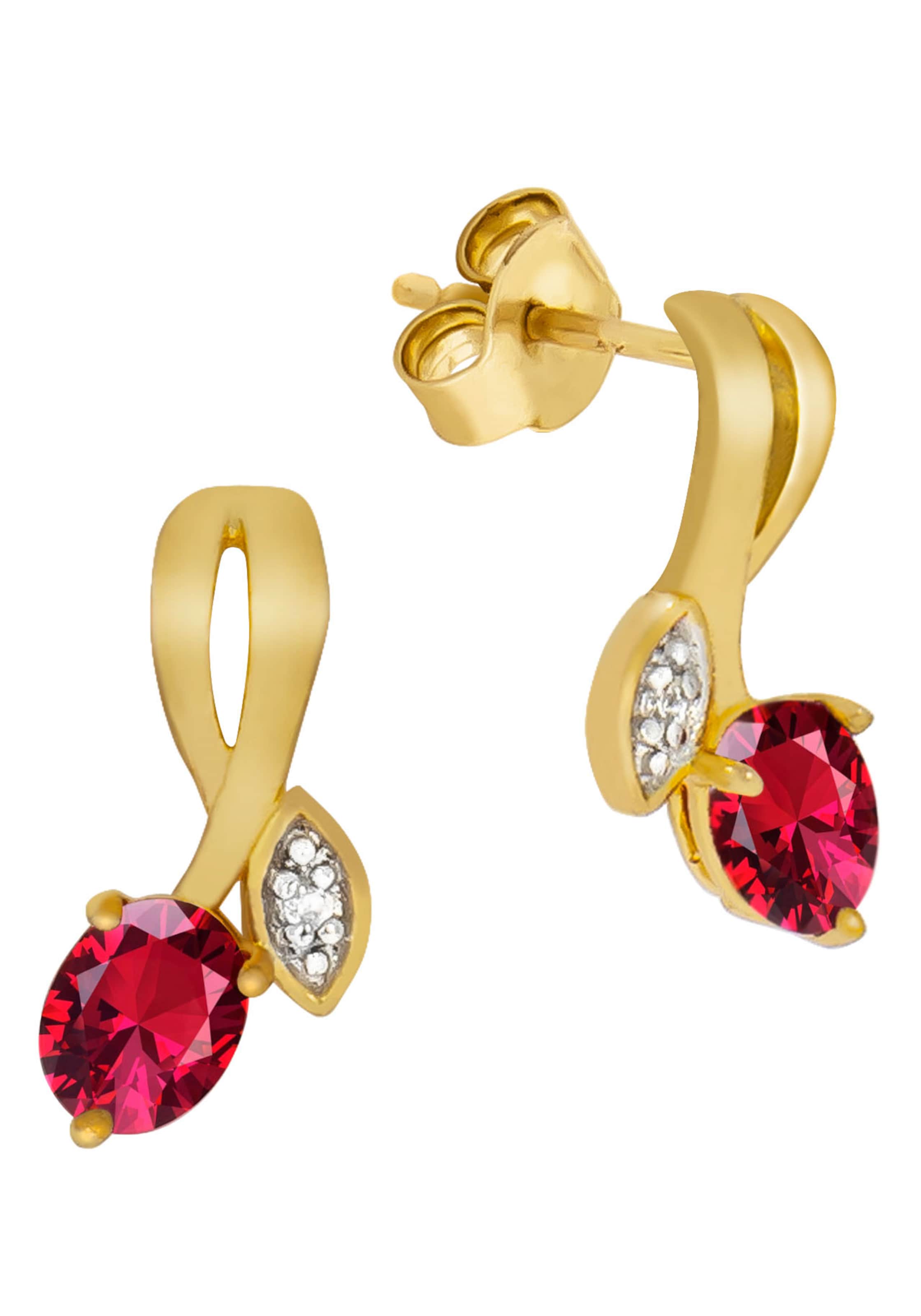 FIRETTI Ohrringe in Gold: Vorderseite