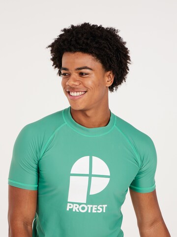 PROTEST Performance shirt 'PRTCATERS' in Green