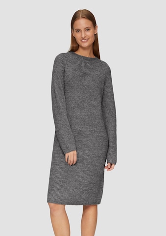 s.Oliver Knit dress in Grey: front