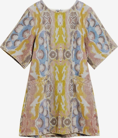 Suknelė iš Desigual, spalva – mėlyna / geltona / rožių spalva, Prekių apžvalga