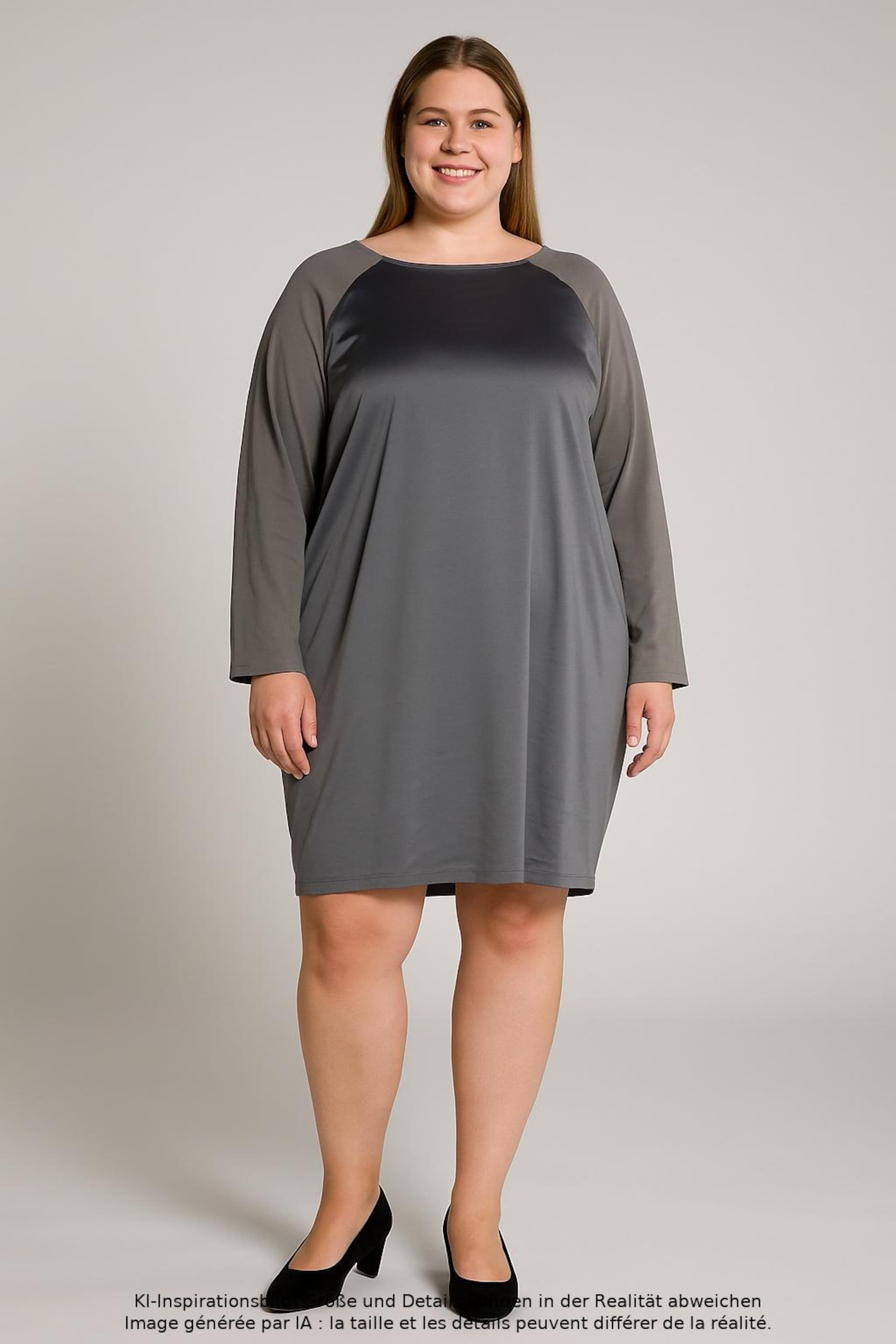 10Days Kleid XXL in Grau: Vorderseite