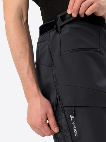 VAUDE Regular Outdoorbroek in Zwart
