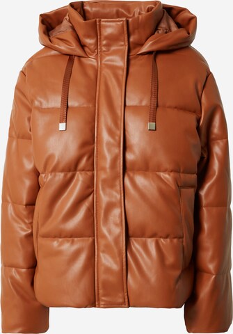 Veste d’hiver Warehouse en marron : devant