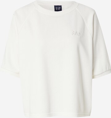 GAP Sweatshirt 'JAPAN' in Wit: voorkant