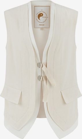 NOCTURNE Vest in White: front