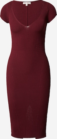 GUESS Knitted dress in Red: front