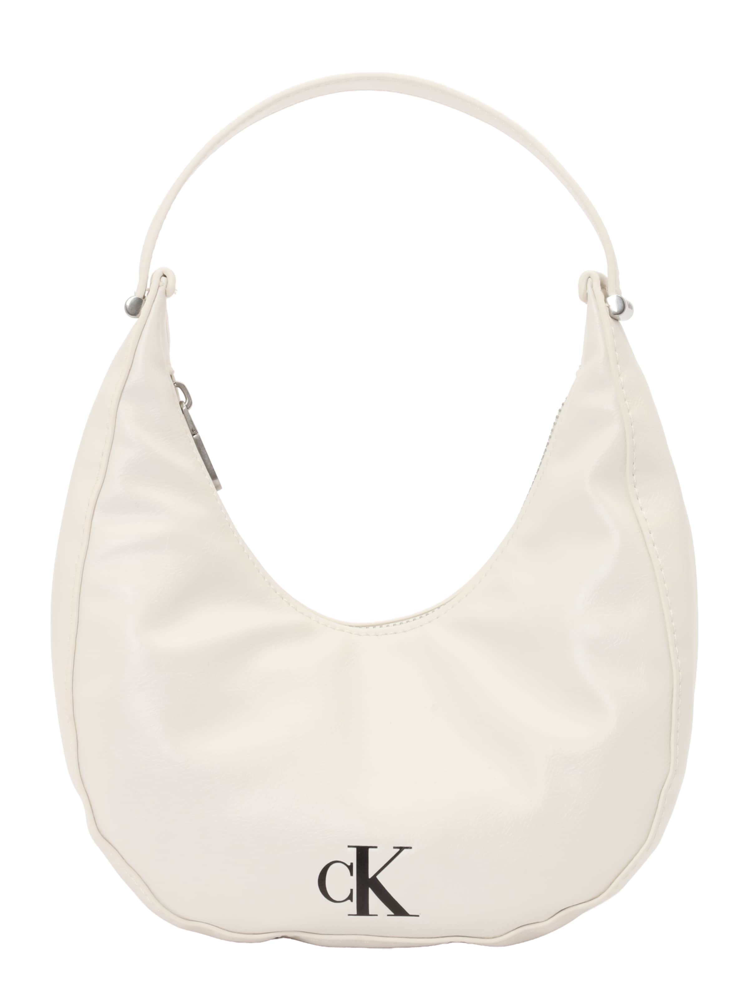 Borsa a spalla di Calvin Klein in bianco: frontale
