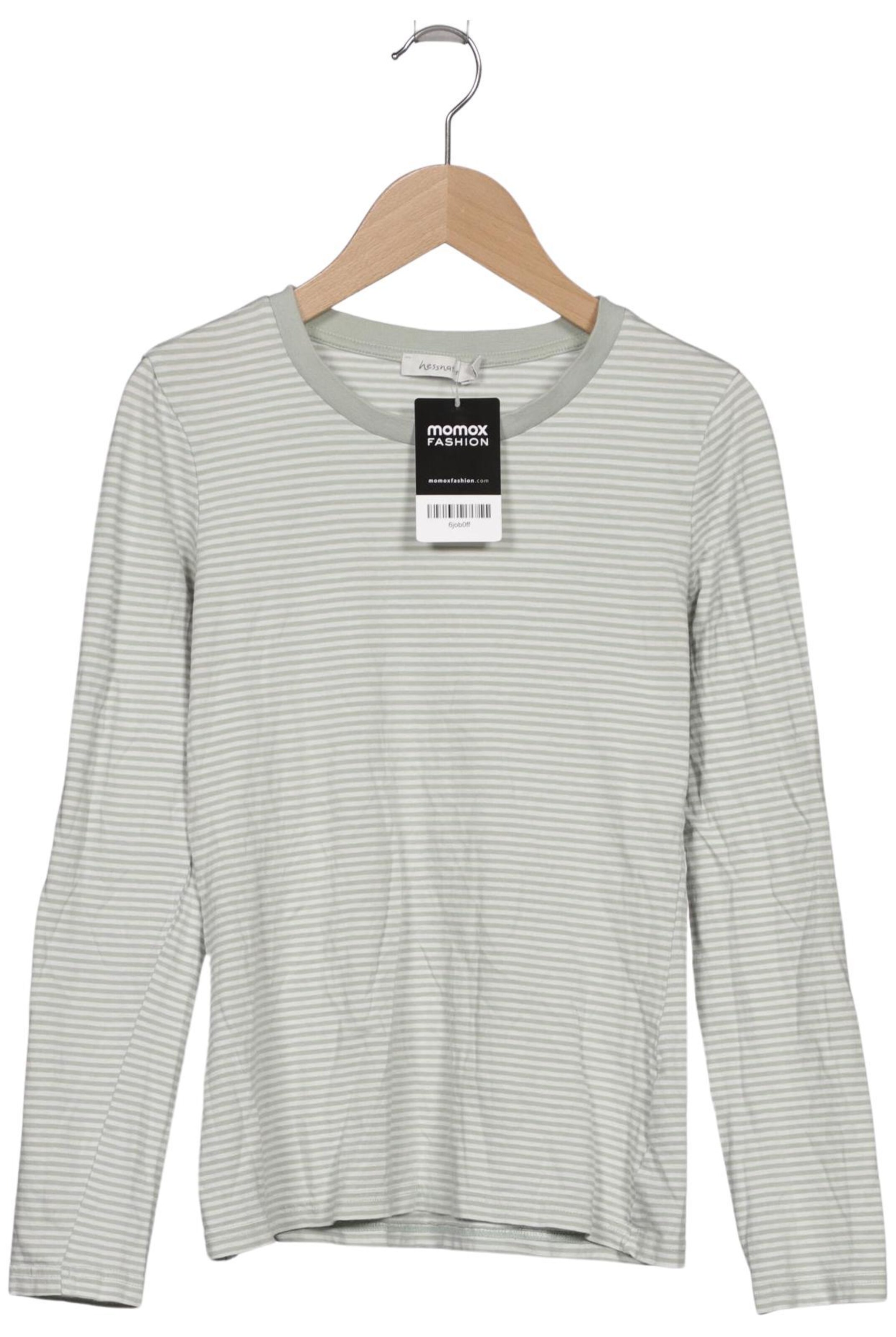 hessnatur Top & Shirt in XS in Green: front