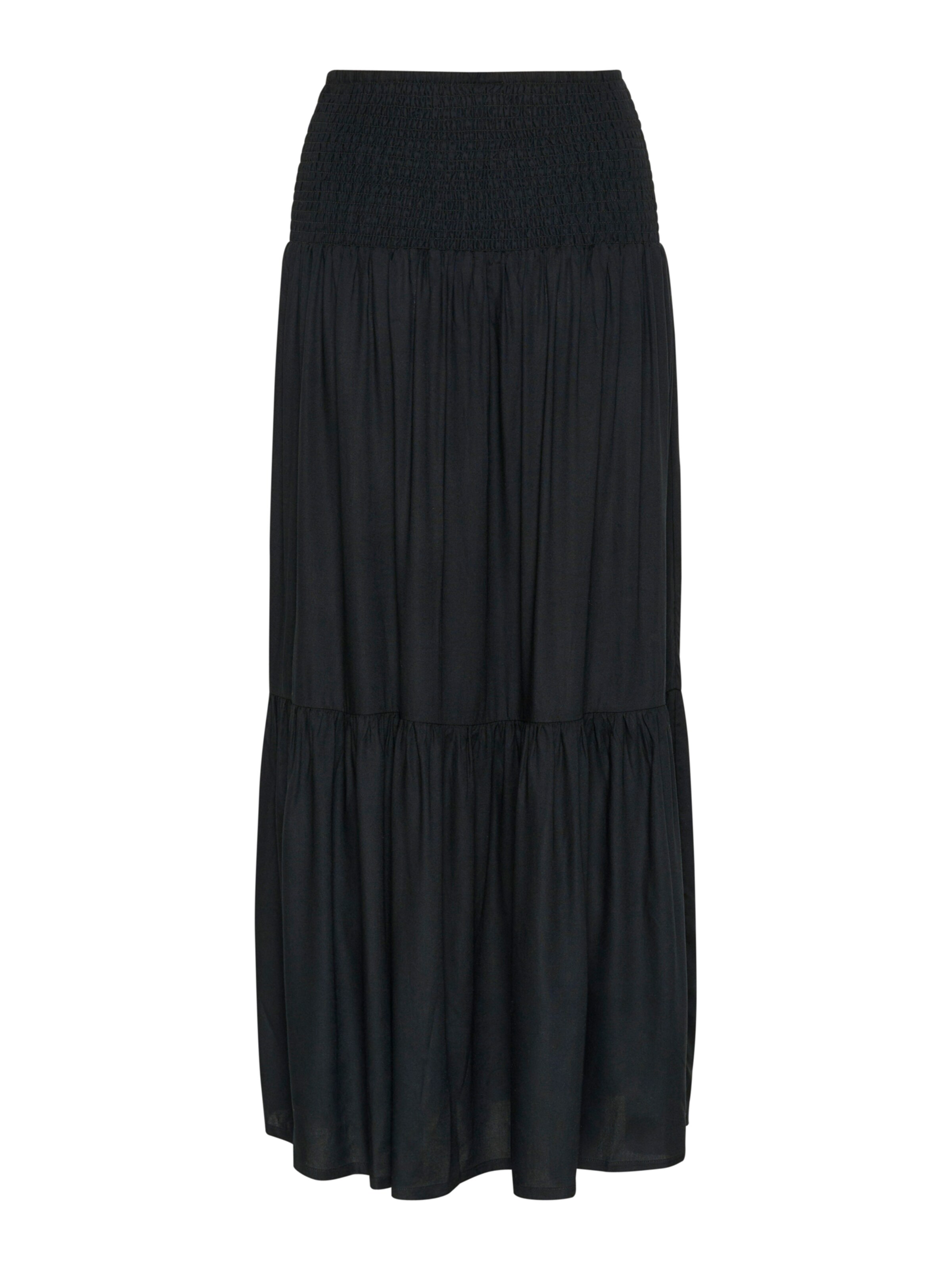 Kaffe Rok 'KAMaxi' in Zwart
