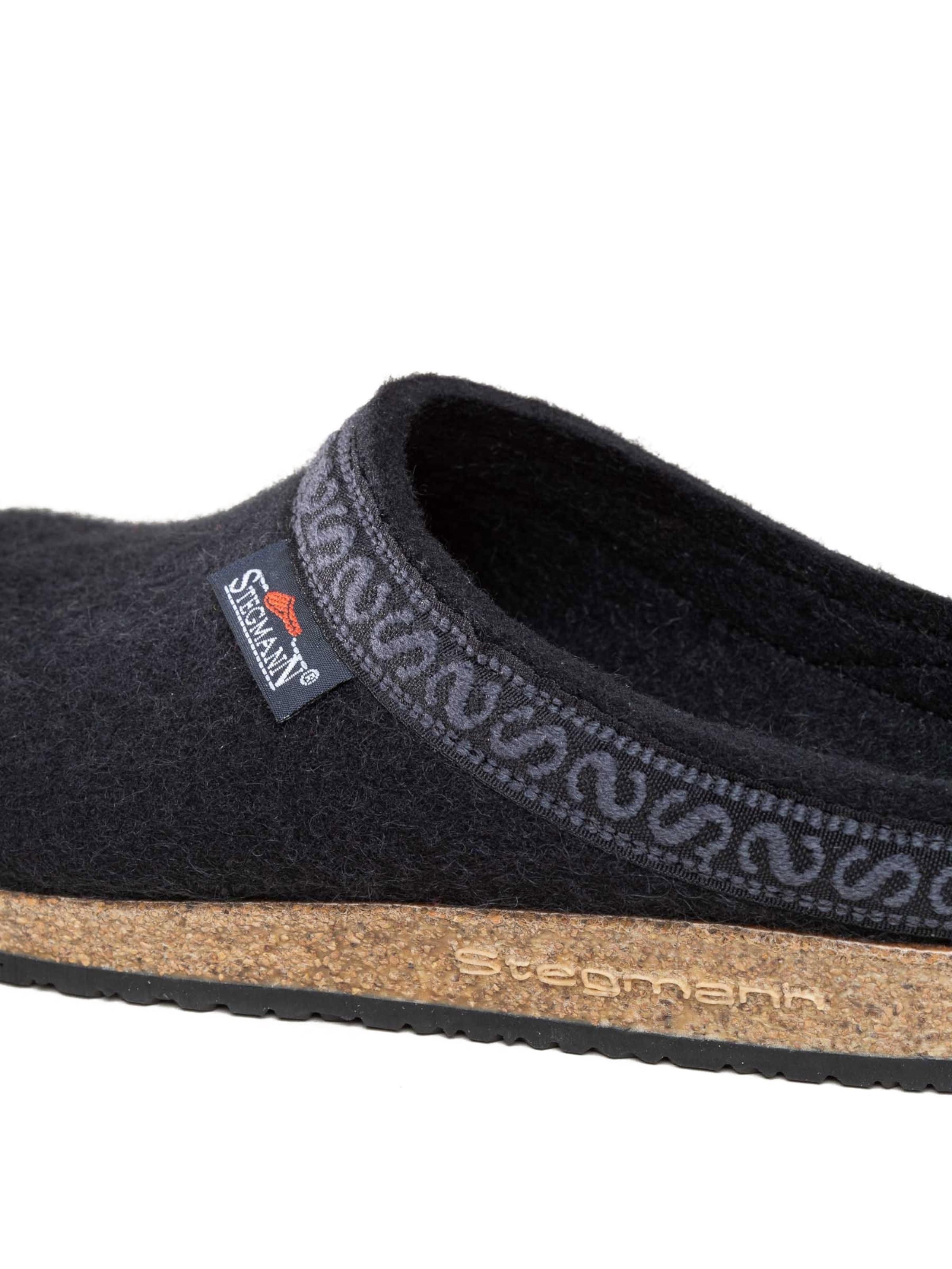 Stegmann Clogs 'Filzclogs Stegmann 108' in Black