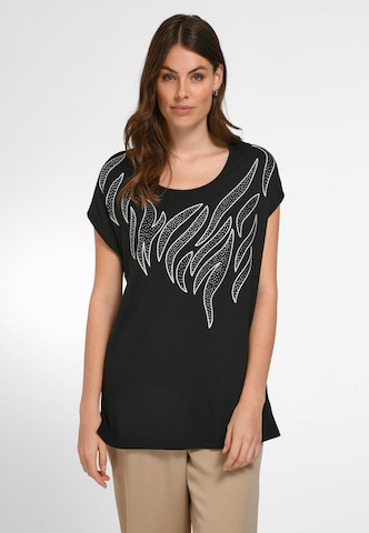 Emilia Lay Shirt in Black: front