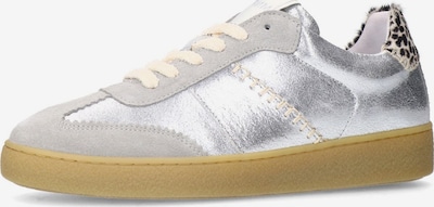 MANFIELD Sneaker in beige / hellgrau / schwarz / silber, Produktansicht