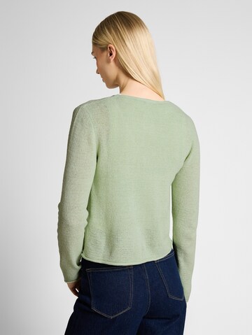 TOM TAILOR DENIM Strickjacke in Grün
