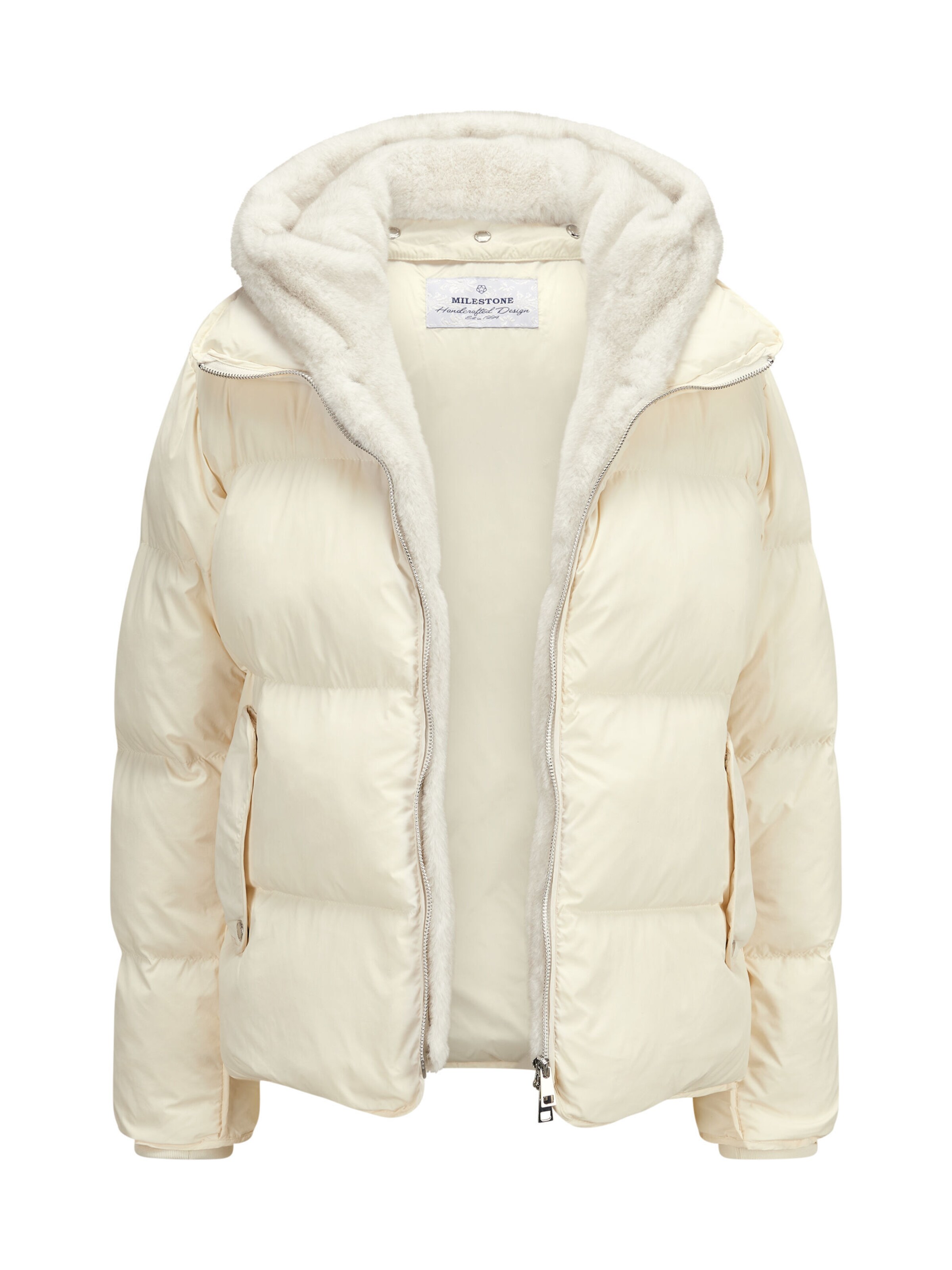 MILESTONE Winterjas 'MSElsie' in Beige