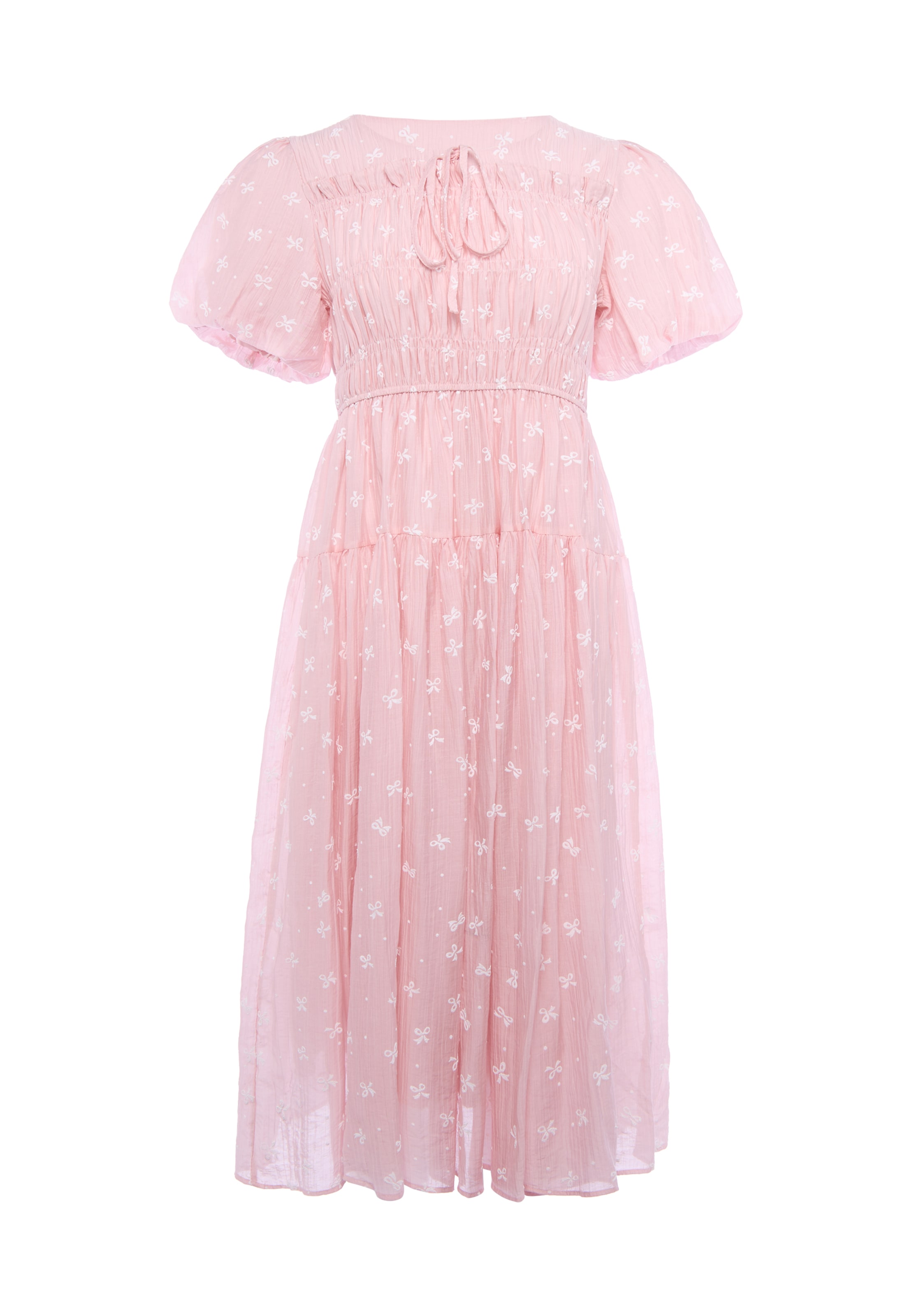 Usha - Vestido en rosa: frente