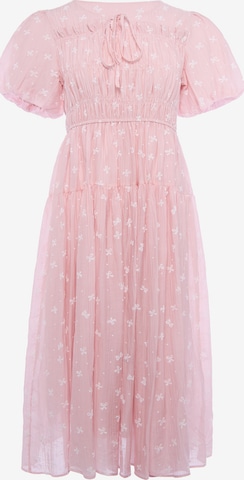 Usha - Vestido en rosa: frente