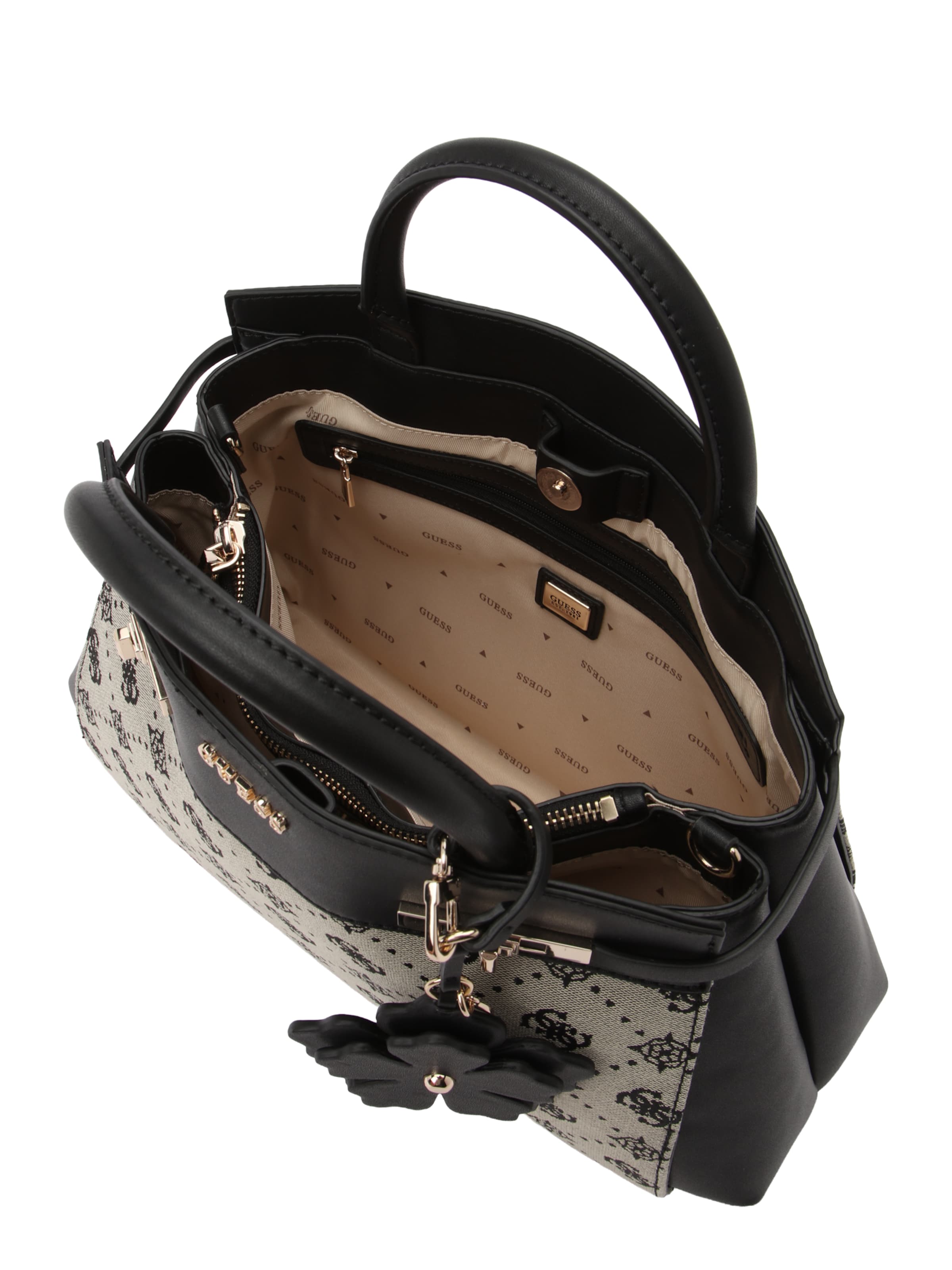 GUESS Torebka 'MELINDA' w kolorze czarny