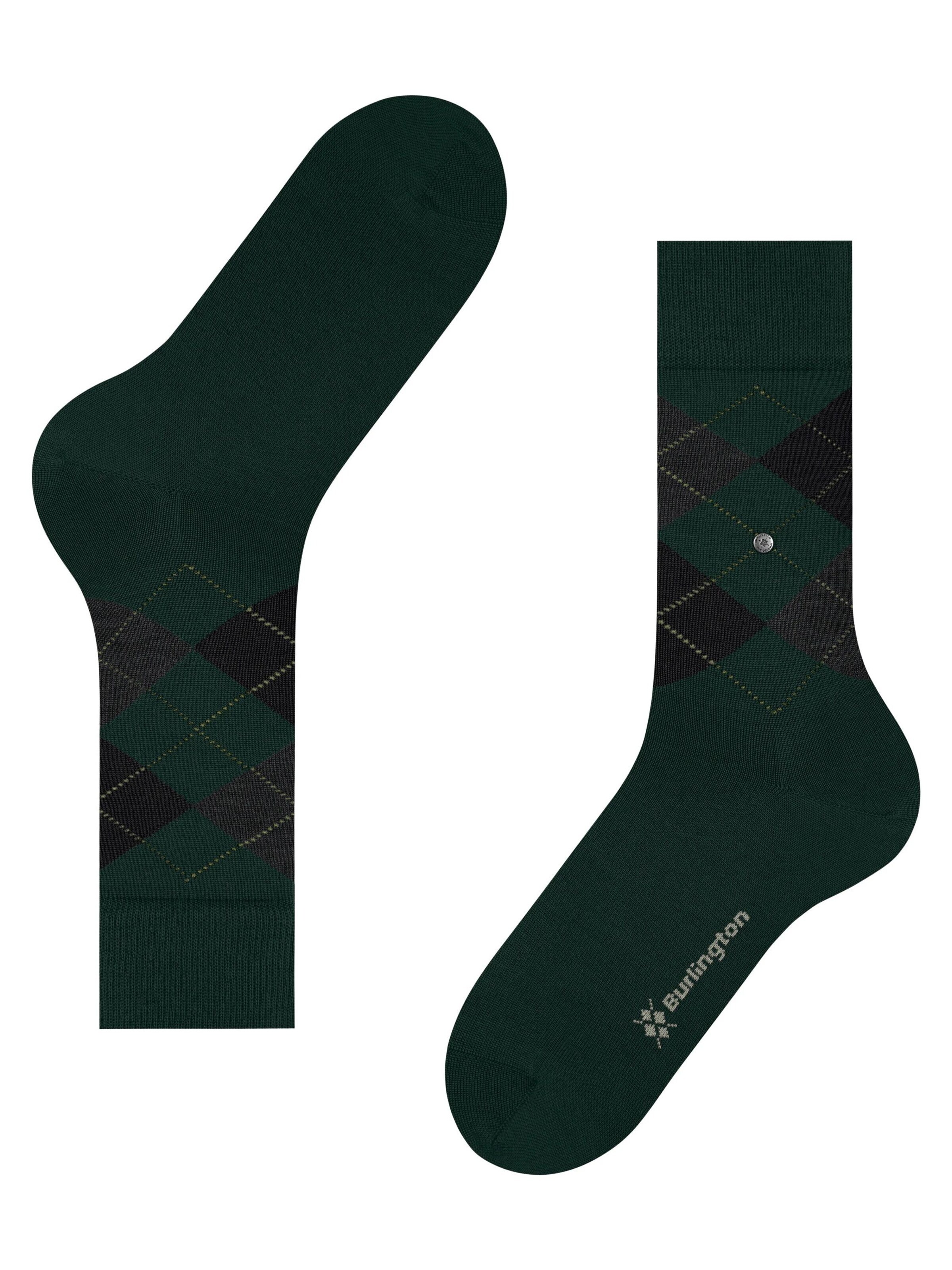 BURLINGTON Socks 'Edinburgh' in Green