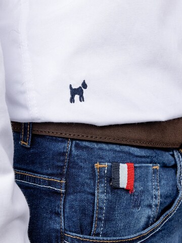 Slim fit Camicia 'Facundo' di Williot in bianco