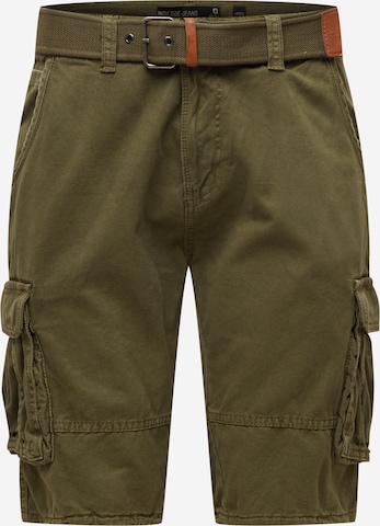 INDICODE JEANS Cargo Pants 'Monroe' in Green: front