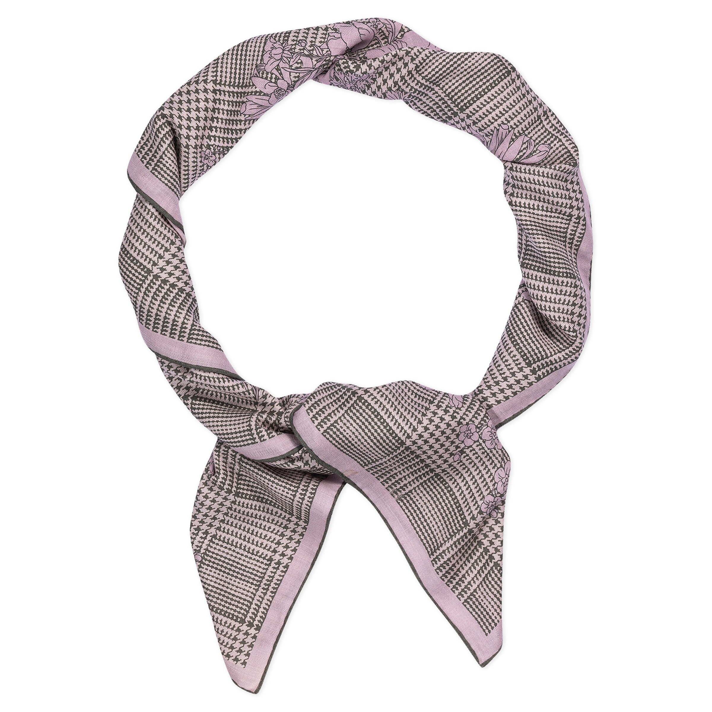 Roeckl Doek 'BLOOMING FRAME' in Roze