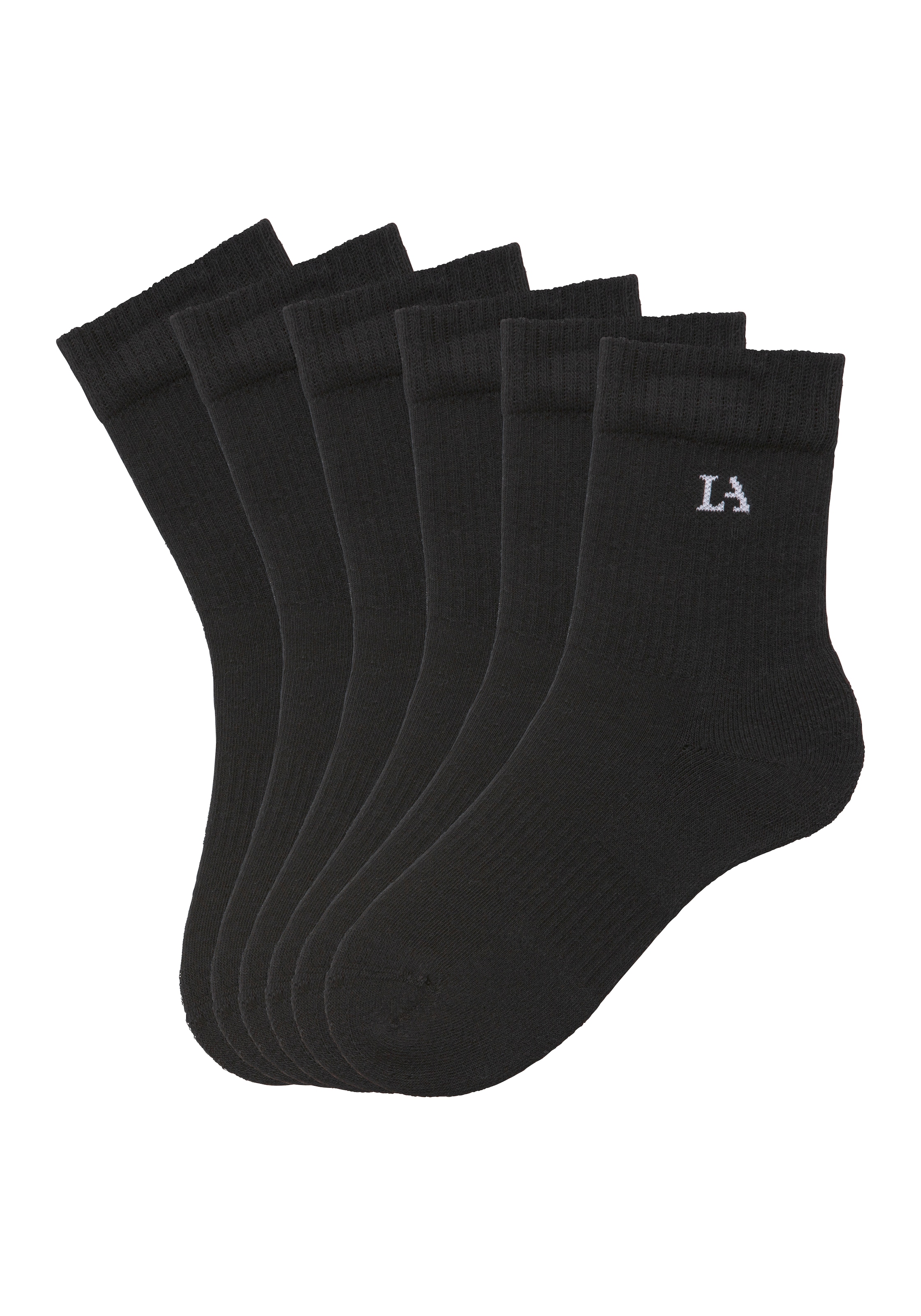 LASCANA ACTIVE Sports socks in Black