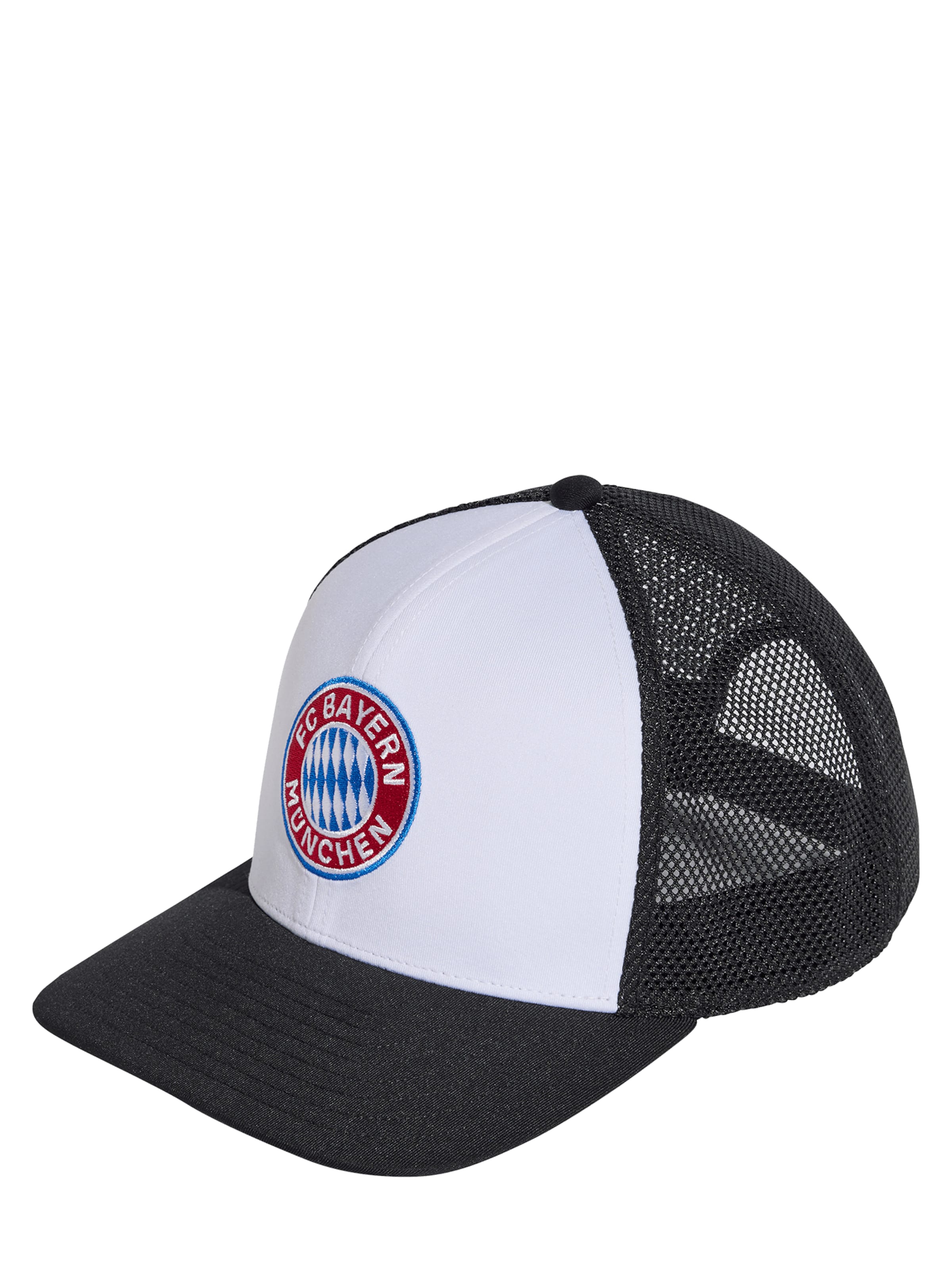 ADIDAS PERFORMANCE Trucker Cap FC Bayern in 55-60 in blau / rot / weiß, Produktansicht