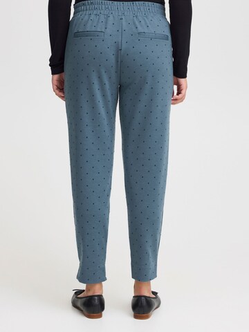 ICHI Tapered Chinohose ' KATE ' in Blau