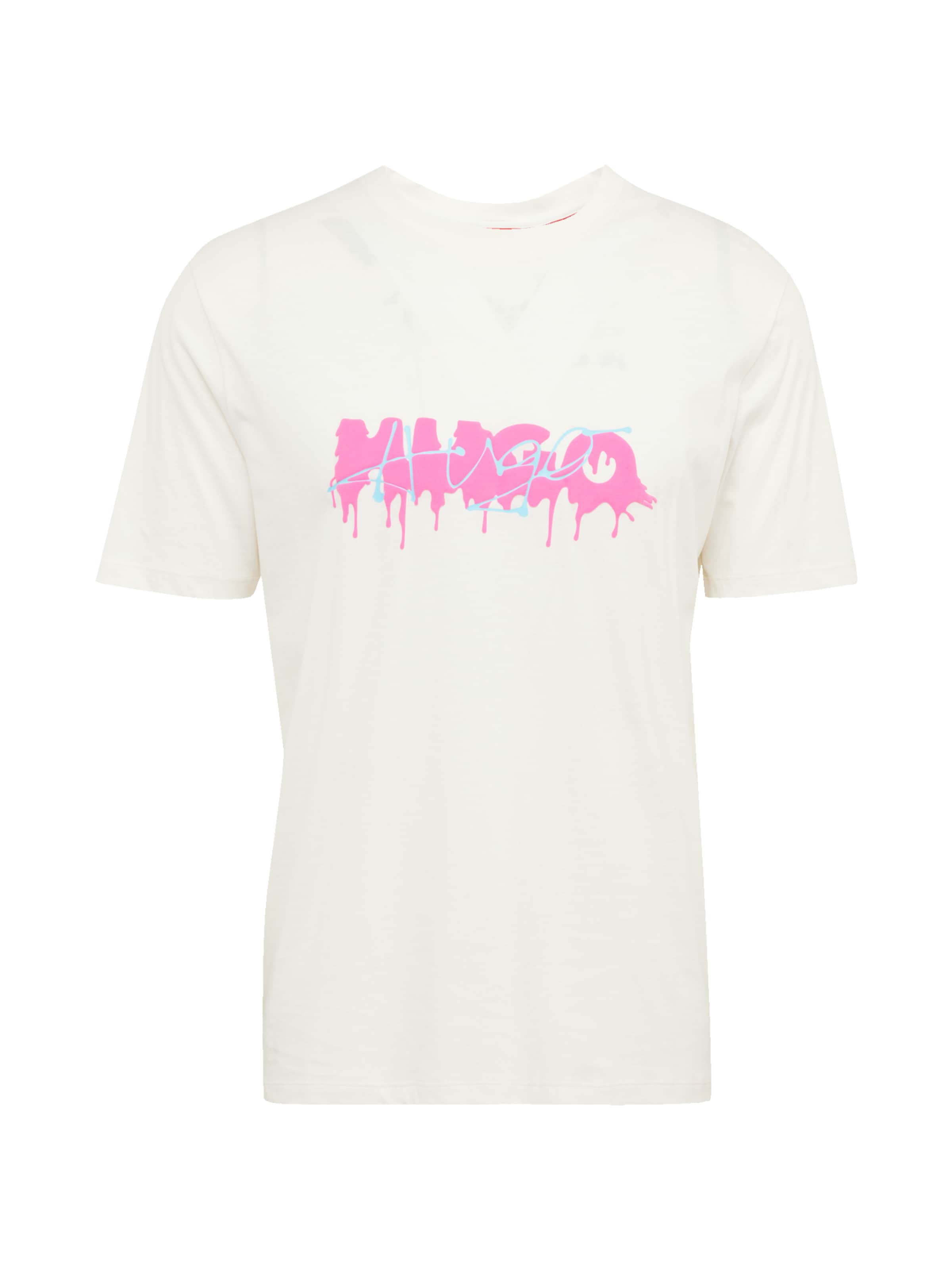 T-Shirt 'Dacation' HUGO en blanc : devant