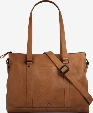 SANSIBAR Shopper in Brown: front