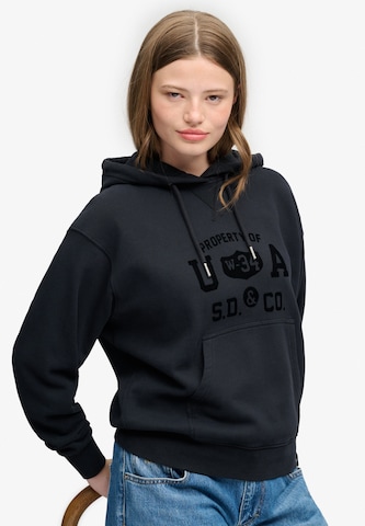 Superdry & Co Sweatshirt 'Athletic' in Zwart