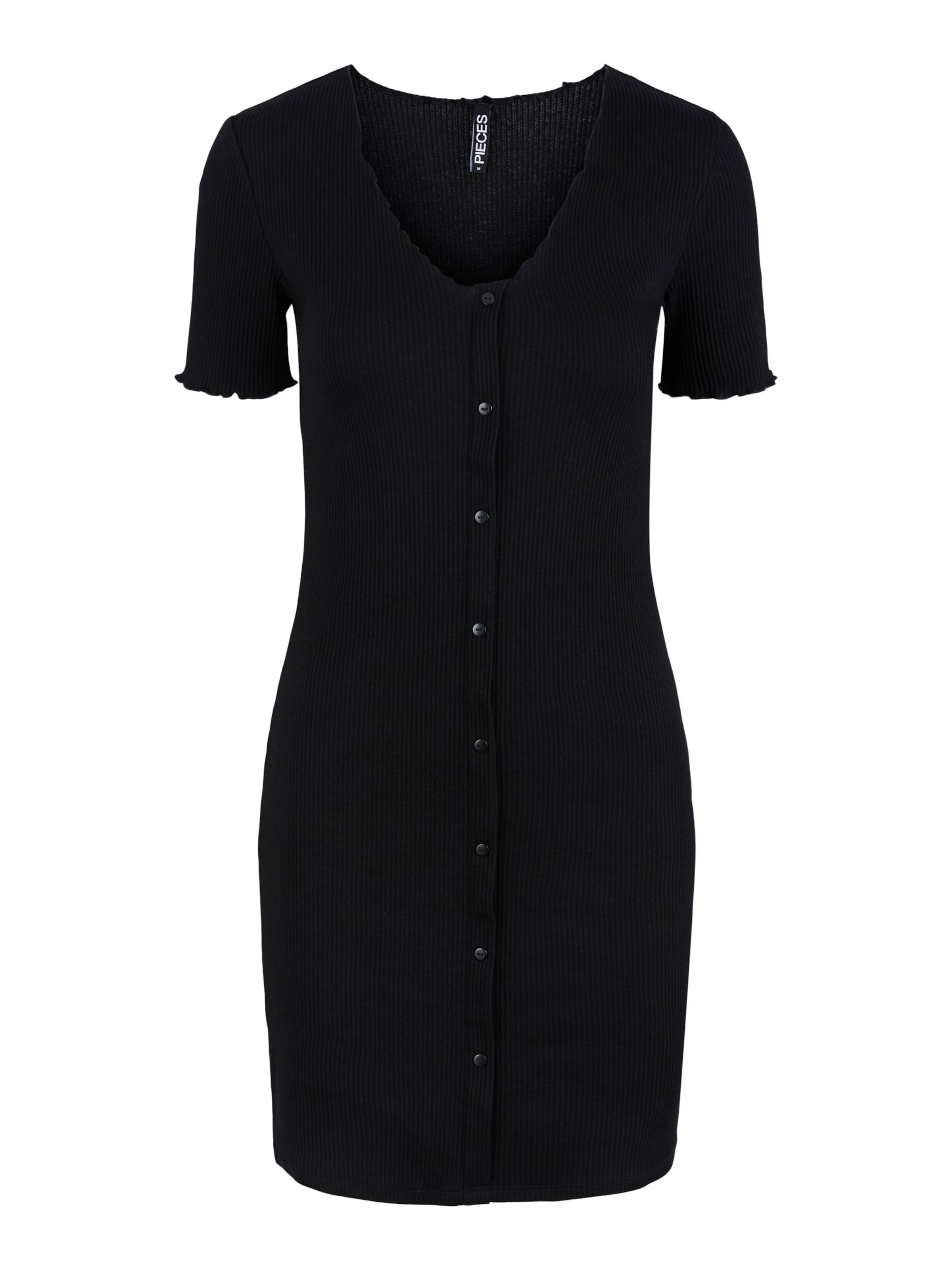 Abito 'Nukisa' di PIECES in nero: frontale