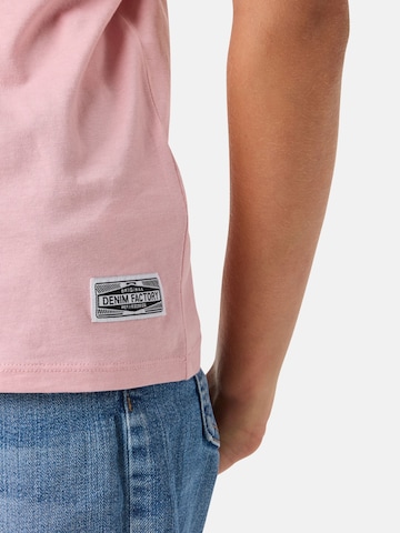 Denim Factory Shirt 'San Diego' in Roze