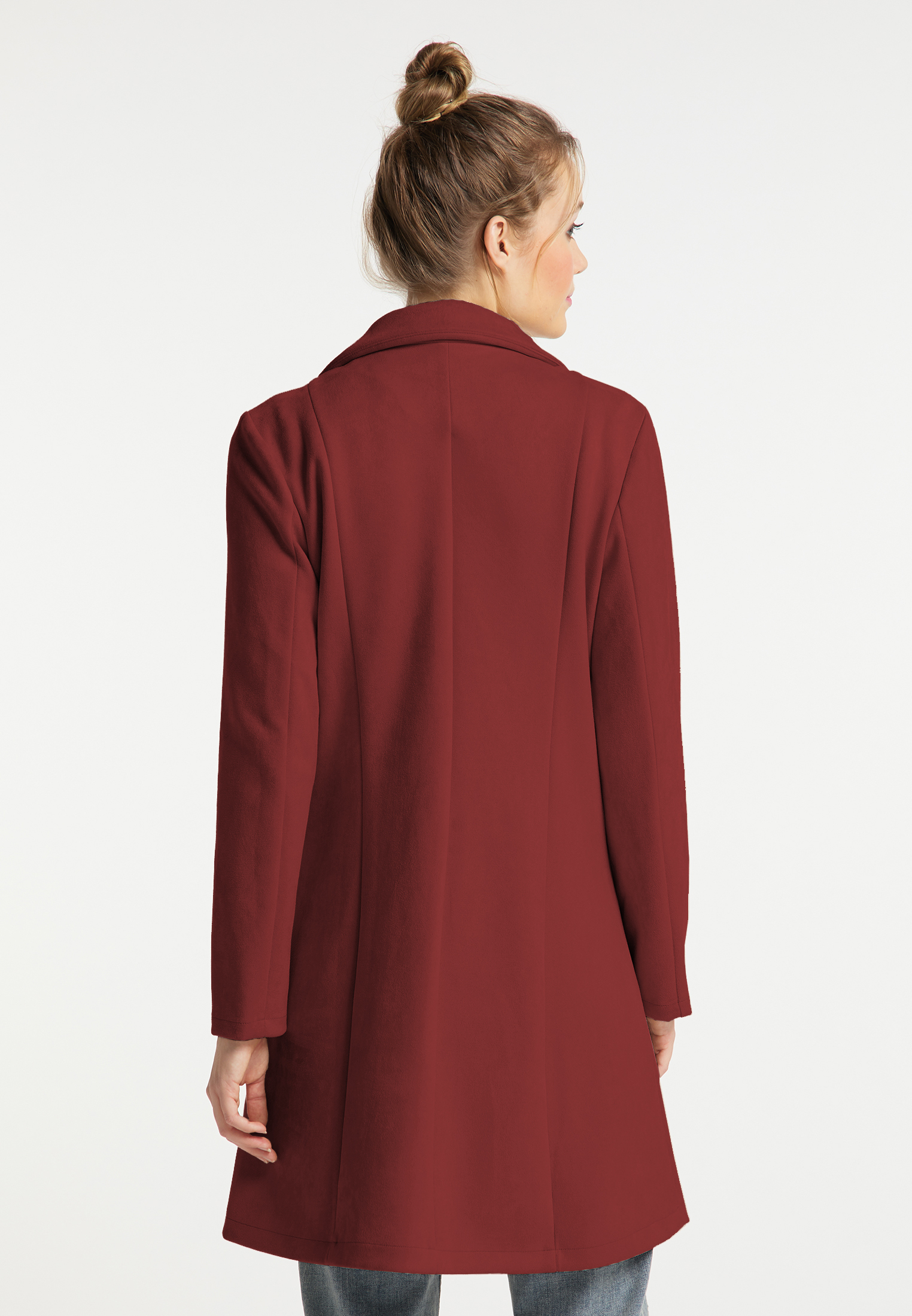 C5JKK Kobiety DreiMaster Vintage Płaszcz przejściowy w kolorze Ciemnoczerwonym 