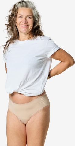 Moodies Undies Slip 'Hiphugger lasercut everyday' in Beige: voorkant