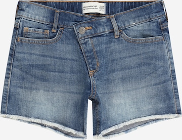 Abercrombie & Fitch Regular Jeans in Blauw: voorkant