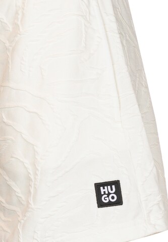HUGO Loosefit Shorts ' ZEB' in Weiß