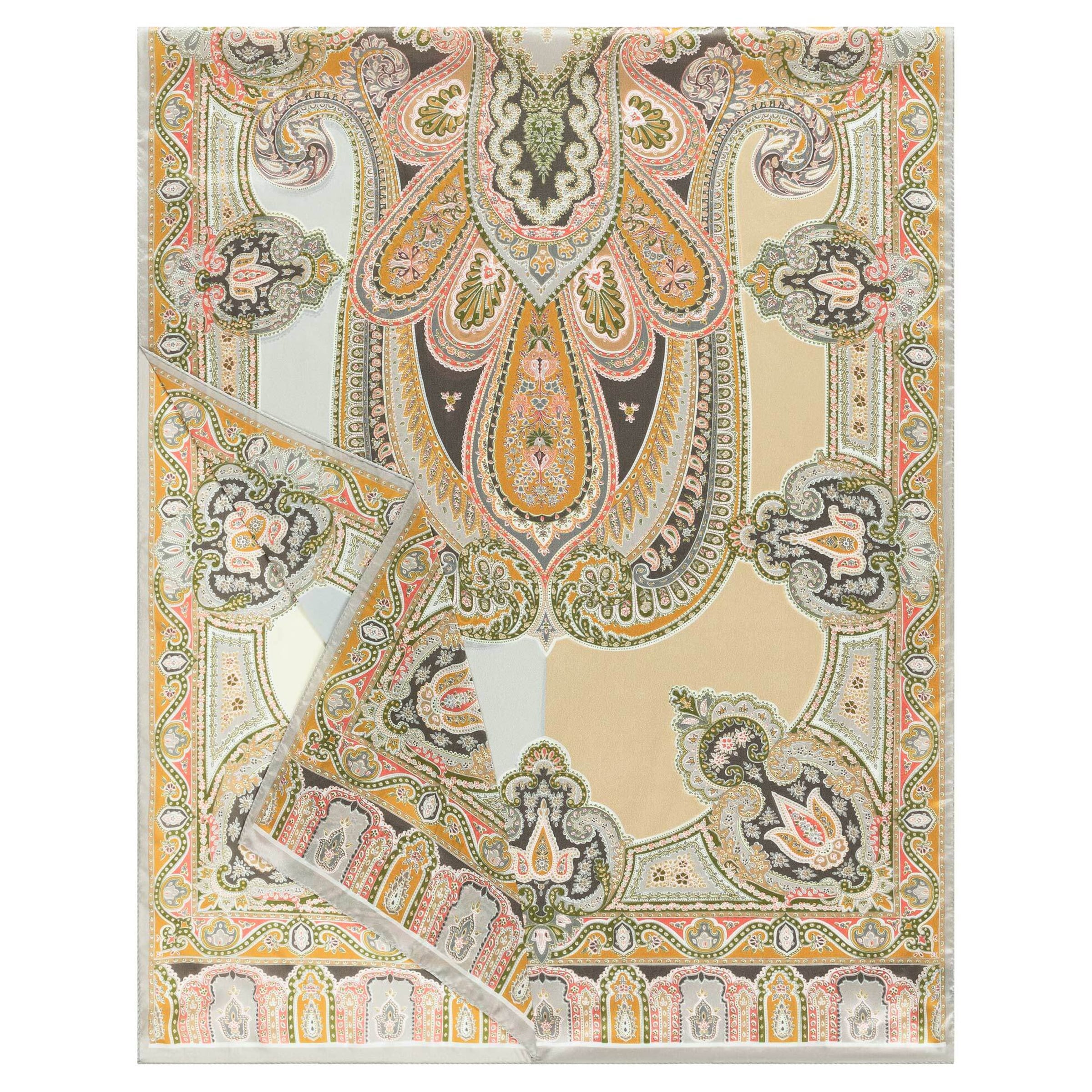 Roeckl Doek 'MAJESTIC COLOURBLOCKING' in Beige: voorkant