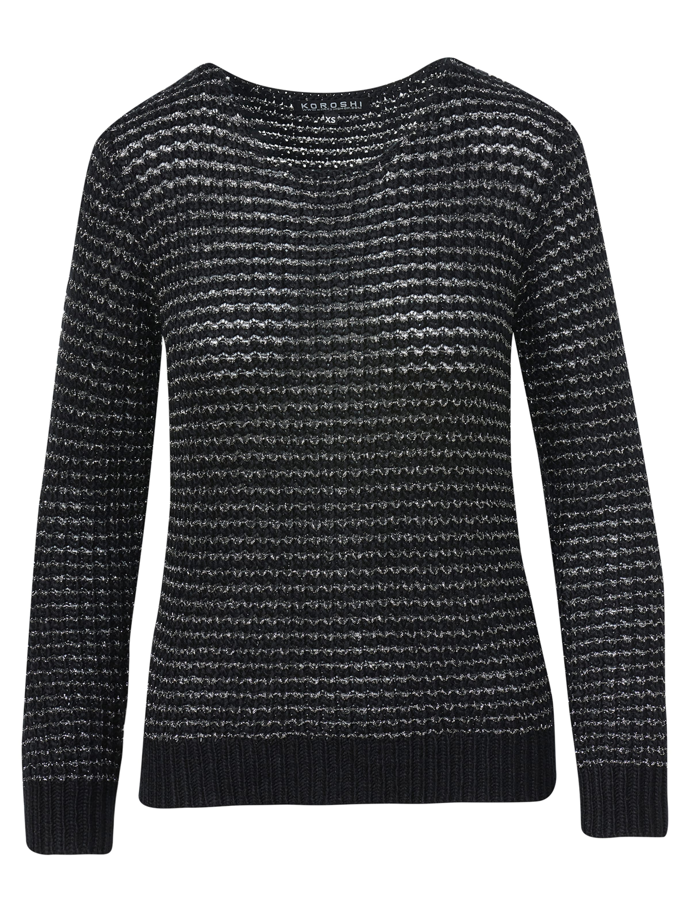 KOROSHI Пуловер в черно: отпред